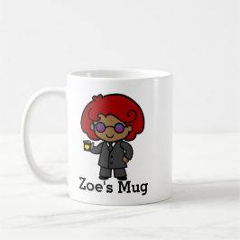 Niedlich Secret Agent Girl Kaffeetasse