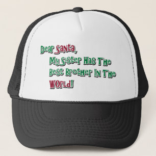 Niedlich Sehr geehrtes Santa Brother Sprichwort Truckerkappe