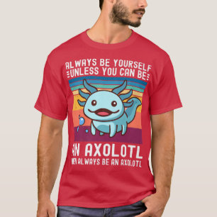 Niedlich sein AolotlKids Boys Girl Blue Aolotl  T-Shirt