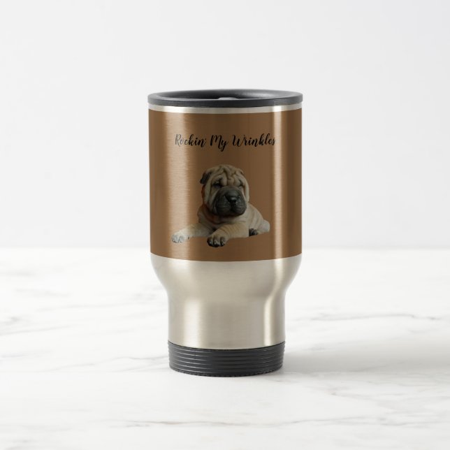 Niedlich Shar Pei Travel Mug Reisebecher (Mittel)