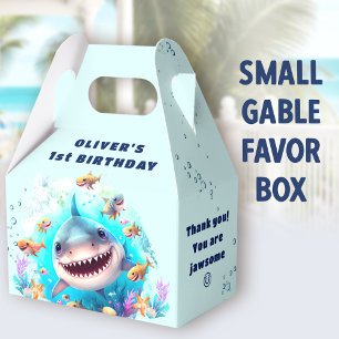 Niedlich Shark Baby Boy 1st Geburtstag Gastgeschen Geschenkschachtel