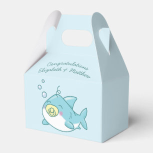 Niedlich Shark Baby Shower Kawaii Geschenkschachtel