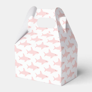 Niedlich Shark Pink White Gefälligkeitsbox Geschenkschachtel