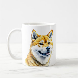 Niedlich Shia Inu Hunde Rasse Kaffeetasse