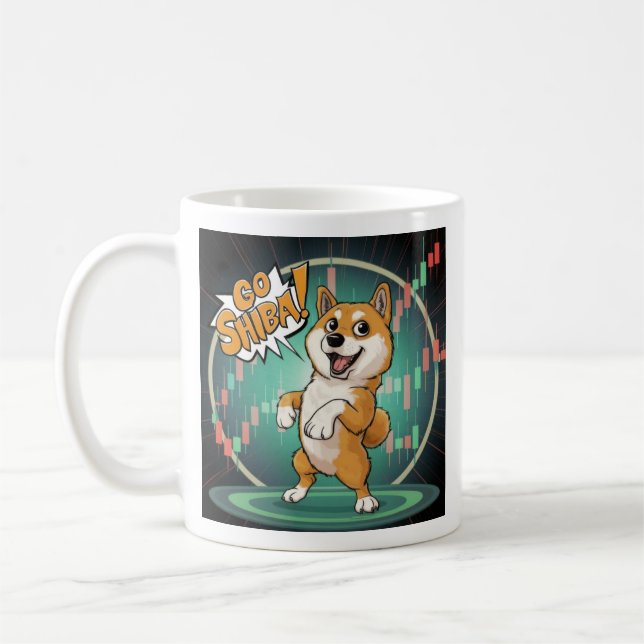 Niedlich Shiba Inu Dog Kaffeetasse (Links)