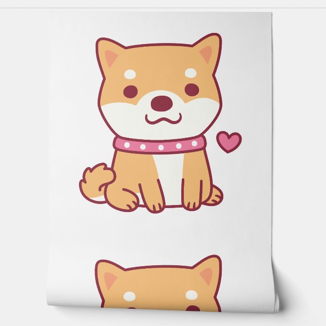 Niedlich Shiba Inu Dog Tapete (Abrollen)
