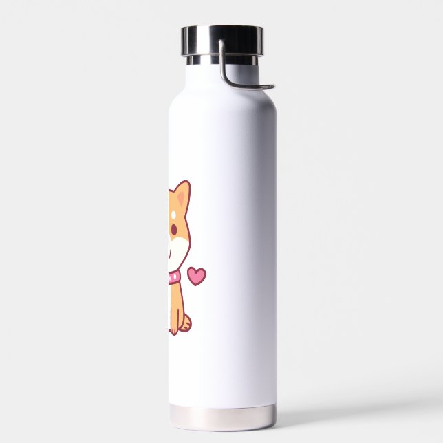 Niedlich Shiba Inu Dog Trinkflasche (Links)