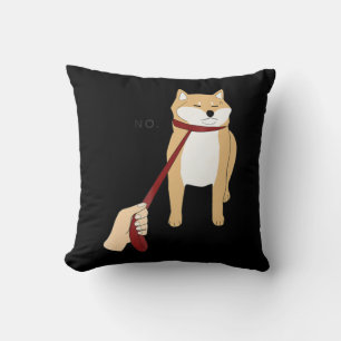 Niedlich Shiba inu   Nope dog-lustiges Design Kissen