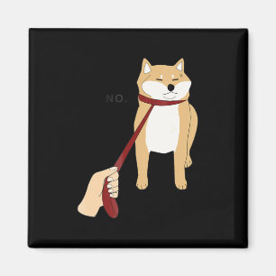 Niedlich Shiba inu Nope dog-lustiges Design Magnet
