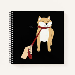 Niedlich Shiba inu Nope dog-lustiges Design Notizbuch