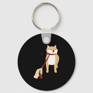 Niedlich Shiba inu   Nope dog-lustiges Design Schlüsselanhänger