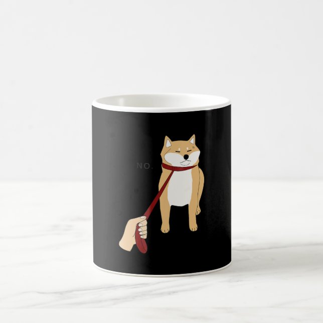 Niedlich Shiba Inu Nope - Doge Meme Kaffeetasse (Mittel)