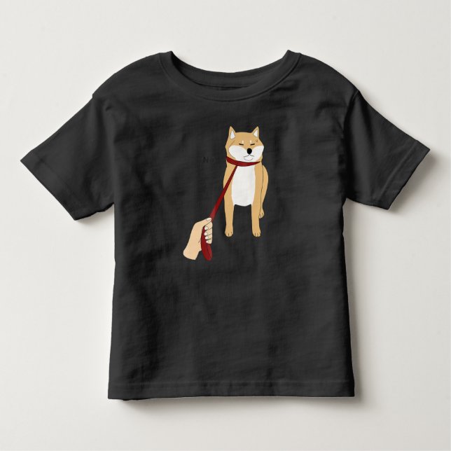 Niedlich Shiba Inu Nope - Doge Meme Kleinkind T-shirt (Vorderseite)