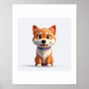 Niedlich Shiba Inu Poster