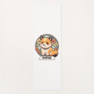 Niedlich Shiba Inu Pup Yogamatte