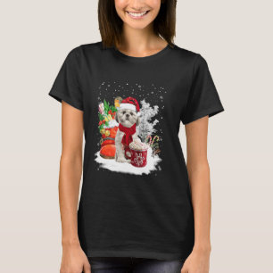 Niedlich Shih Tzu Dog Weihnachten T-Shirt
