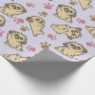 Niedlich Shih Tzu Dog Wrapping Paper Geschenkpapier