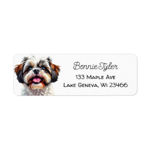 Niedlich Shih Tzu Puppy Dog Personalisiert