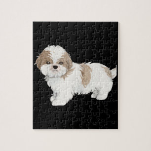 Niedlich Shih Tzu Puppy Puzzle