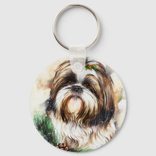 Niedlich Shih Tzu Schlüsselanhänger