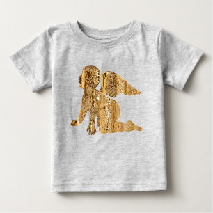 Niedlich Shiny Golden Little Baby Angel Baby T-shirt