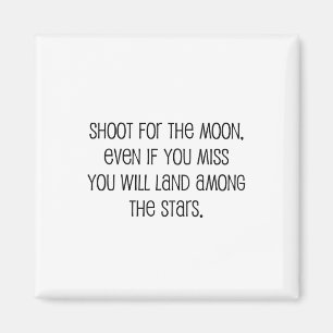 Niedlich, "Shoot for the Mond" Magnet