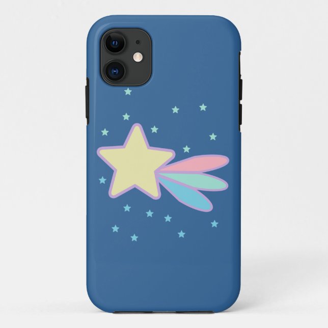 Niedlich Shooting Star Comet Case-Mate iPhone Hülle (Rückseite)