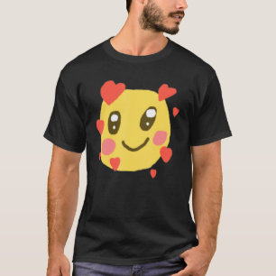 Niedlich Shy Happy Liebe T-Shirt