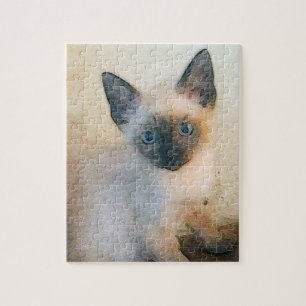 Niedlich Siamese Kitten Puzzle