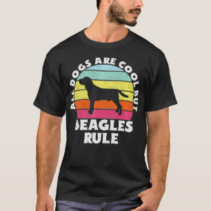 Niedlich sind alle Hunde Coole Beagle Regel Beagle T-Shirt
