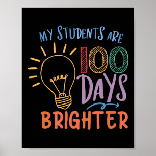 Niedlich sind meine Studentin 100 Tage heller für Poster