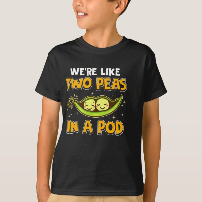 Niedlich sind wir wie zwei Erbsen in einem Pod Rom T-Shirt (Vorderseite)