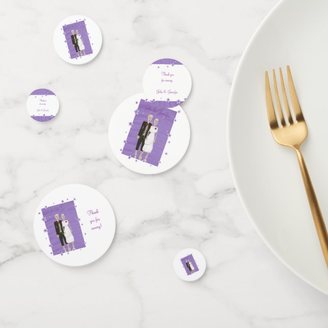 Niedlich Skeleton Halloween Wedding Confetti Konfetti (Gruppe)