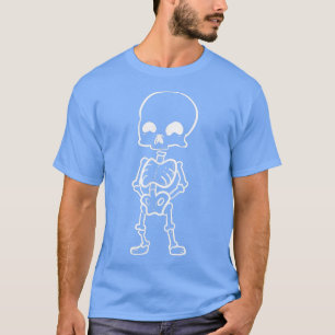 Niedlich Skeleton Punk oder Hippie T-Shirt