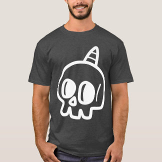 Niedlich Skull Punk Rock Skeleton Gothic Grim Hall T-Shirt