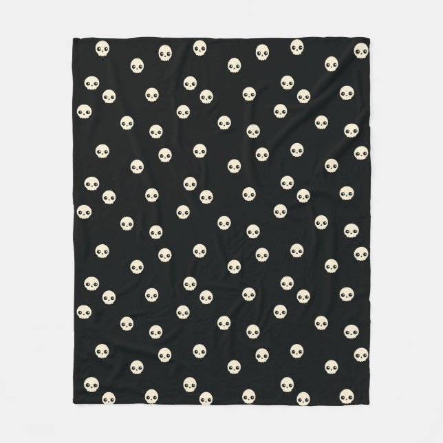 Niedlich Skulls Fleece Blanket (Vorderseite)