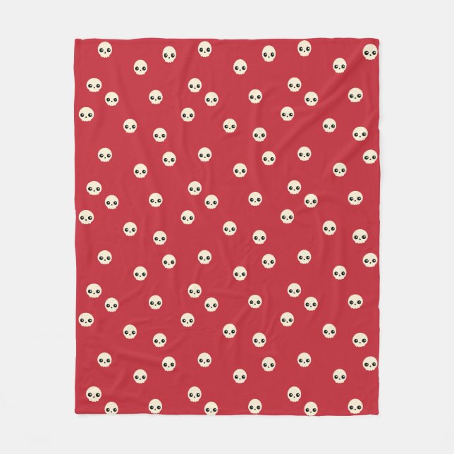 Niedlich Skulls Fleece Blanket (Vorderseite)