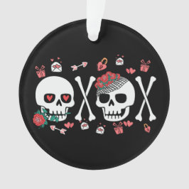 Niedlich Skulptur Valloween Valentine XOXO Ornament
