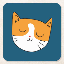 Niedlich Sleepy Cat Untersetzer