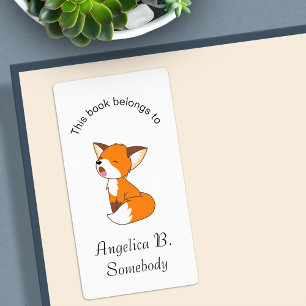 Niedlich Sleepy Little Fox Buchzeichen