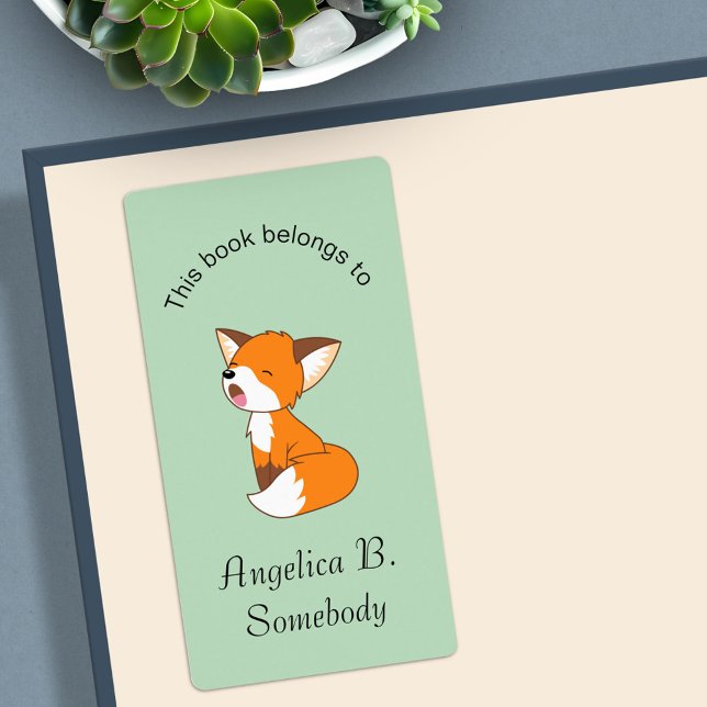 Niedlich Sleepy Little Fox Buchzeichen (Von Creator hochgeladen)