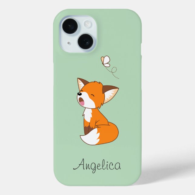 Niedlich Sleepy Little Fox Case-Mate iPhone Hülle (Rückseite)