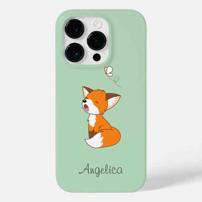Niedlich Sleepy Little Fox Case-Mate iPhone Hülle (Rückseite)
