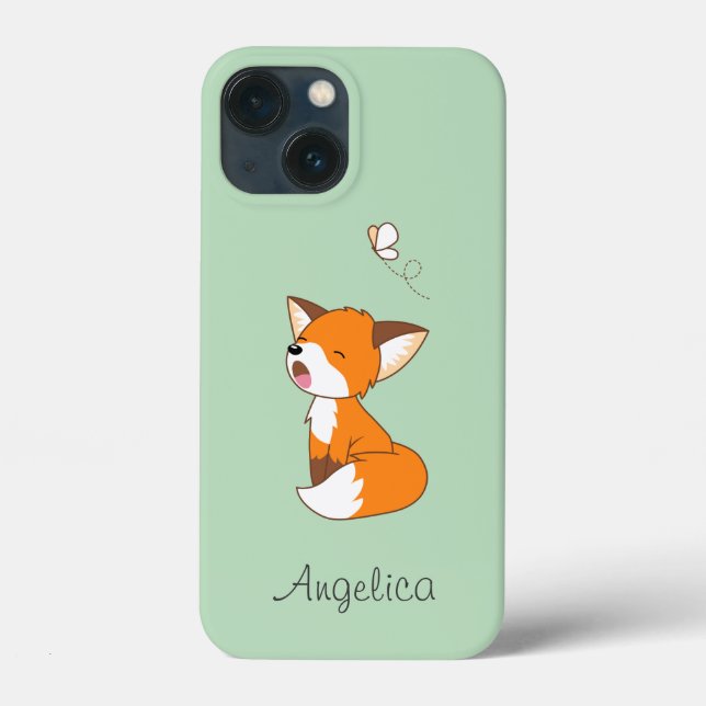 Niedlich Sleepy Little Fox Case-Mate iPhone Hülle (Rückseite)