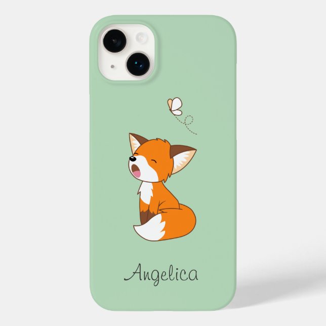 Niedlich Sleepy Little Fox Case-Mate iPhone Hülle (Rückseite)