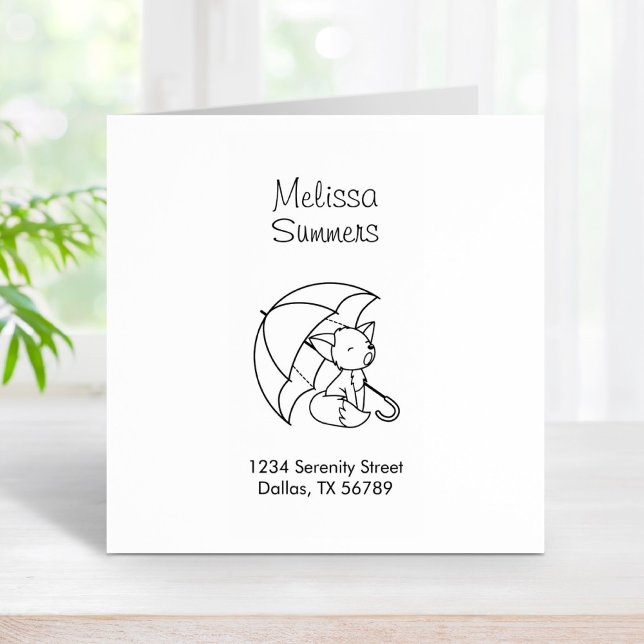 Niedlich Sleepy Little Fox unter der Adresse Gummistempel (Von Creator hochgeladen)