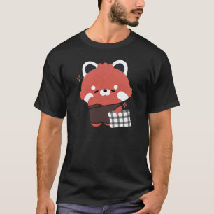 Niedlich Sleepy Red Panda T-Shirt