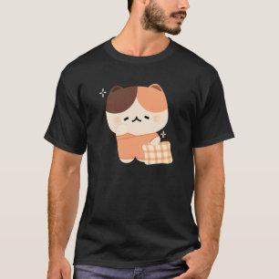 Niedlich Sleepy Tortie Cat T-Shirt
