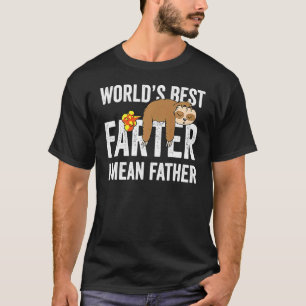 Niedlich Sloth Farter Best Father Stinky Vathers D T-Shirt