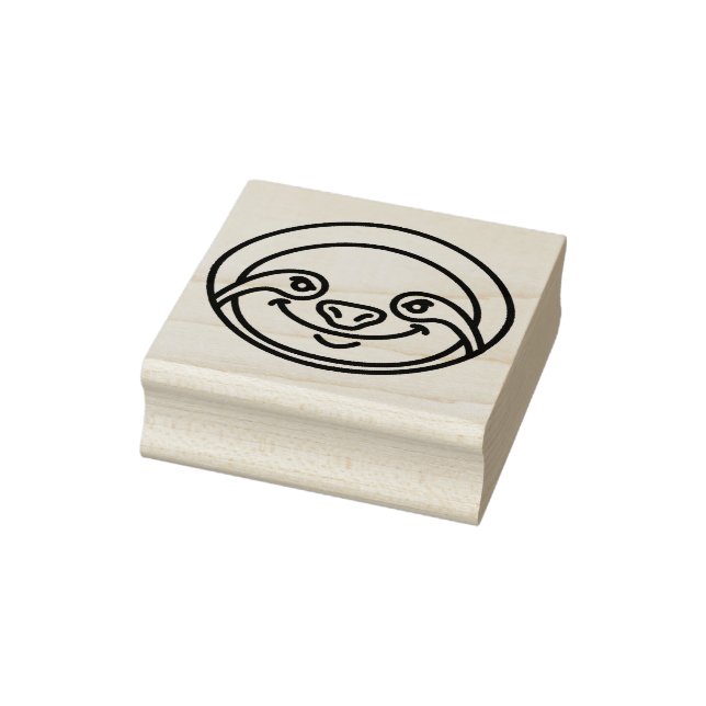 Niedlich Sloth Gummistempel (Stempel)